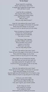 The Book Of Life I Love You Too Much Lyrics So Far Away Avenged Sevenfold Rock Music Lyrics Avenged Sevenfold Lyrics Slipknot Lyrics