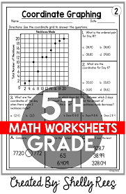 All worksheets are pdf documents with the answers on the 2nd page. 5th Grade Math Worksheets Free And Printable Appletastic Learning