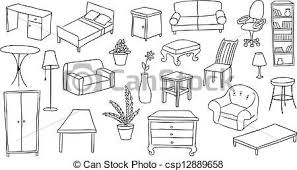 Black And White Furniture Clipart Mobel Malen Basteln Mit Kindern Bullet Journaling Kinderbasteln
