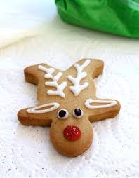 Upside Down Gingerbread Man Reindeer Christmas Sweets Xmas Cookies Christmas Treats