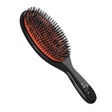 Our hair extension brushes are designed to gently untangle hair without damaging the bondings for all hair types. Boar Bristle Brush Aqua Hair Extensions