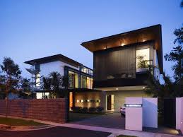 Zen House For Relaxation In Singapore Promotes Social Contacts Contacts Decoration Decorationapar Tropical House Design Modern Tropical House Facade House