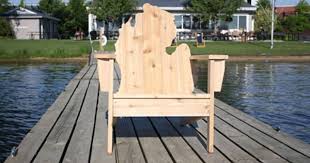 Michigan Shaped Adirondack Chair Michigan Fly Company Michigan Shaped Silver Lake Michigan Adirondack
