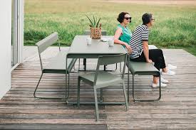 Large choix de mobilier de jardin. Bellevie Table Metal Garden Table For 8 Fermob