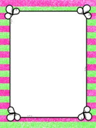 Free Sparkly Stripe Cover Page With Border Clip Art Freebies Cover Pages Page Borders Design