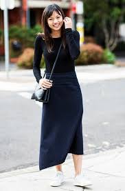 Shop and get ideas of how to wear zara robe longue à lacets | zara canada or find similar products for less. 1001 Idees Comment Porter La Robe Longue Manche Longue