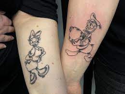 100 Disney Couple Tattoos That Prove Fairy Tales Are Real Matching Couple Tattoos Best Tattoos For Women Disney Couple Tattoos