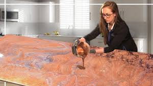 For instance, some are very strong while others can be scratched or marred. Her First Time Epoxy Pour Stone Coat Countertops Epoxy Youtube
