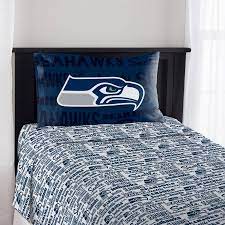 Nfl Seattle Seahawks Anthem Sheet Set Walmart Com Star Wars Bed Toddler Boys Room Twin Sheet Sets