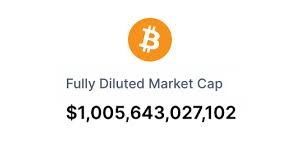 Fully diluted market value is what a digital asset's market cap would be if all the coins or tokens in its total supply were issued. Binance On Twitter According To Coinmarketcap Bitcoin S Fully Diluted Market Cap Just Broke 1 Trillion
