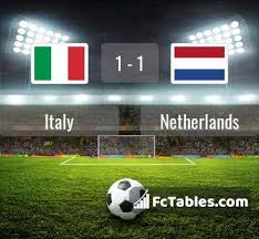 The netherlands had a particularly dismal showing from the penalty spot this game, with frank de boer having a penalty saved and kluivert hitting the post during normal time, in addition to the failure of the dutch to convert three out of their four penalties taken during the. Italy Vs Netherlands H2h 14 Oct 2020 Head To Head Stats Prediction