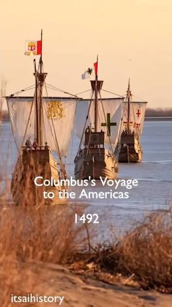 1492 Conquest Of Paradise Columbus Ships Ocean