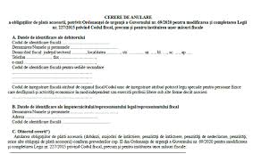 Procedura prevazuta de anaf ! Cerere De Anulare A ObligaÈ›iilor De PlatÄƒ Accesorii Conform Oug 69 2020 Model Oficial Anaf Cabinetexpert Ro Blog Contabilitate