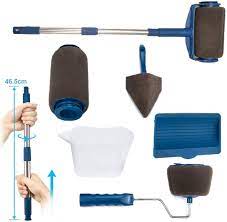 Our premium roller has been developed to work in harmony with our estate emulsion and modern emulsion, creating a flawless finish by aiding even application and reduced stippling. Msdada Simple Paint Roller Brush Kit For Wall Printing And Ceilings Diy Black Amazon Com