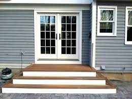Sliding Patio Door Steps Sliding Door Patio Stairs Front Porch Steps Porch Steps