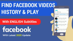Watch the full video to have a track of all t. How To Find Watched Video History On Facebook With Latest 2020 Update With English Subtitle Youtube