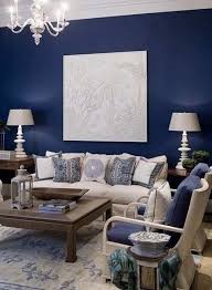 Pin By M F On Designer Rooms Blue Walls Living Room Navy Blue Living Room Living Room Color Schemes
