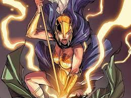 Like the greek goddess, thena is an accomplished fighter and extremely intelligent. Azura Thena Marvel Comics Charakter Erde 616