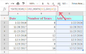 North of the arctic circle, locations such as barrow may receive up to 67 days of total. How To Add Number Of Years Months And Days To Date In Google Sheets