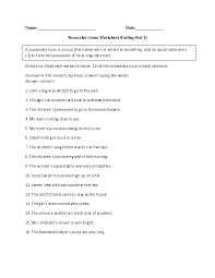 Englishlinx Com Nouns Worksheets Possessive Nouns Possessive Nouns Worksheets Nouns Worksheet