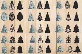 Download Christmas Earrings Svg Christmas Tree Svg Pendant Template 406251 Cut Files Design Bundles PSD Mockup Templates