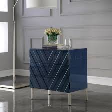 It was unique in style and had many decorative accents that i this is what our end table looked like before, hidden in between all the good pickins' at the habitat for humanity restore in montgomery county, pa. Collette Side Table 826 In Navy Blue Lacquer By Meridian