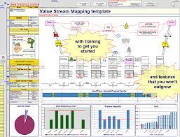 Value Stream Mapping Template Value Stream Mapping Workbook Template Good Essay