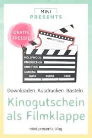Die vorlage bietet die nun folgenden standardfunktionen und nutzt dasjenige bot framework sdk v4 des weiteren die bot framework tools. Kinogutschein Basteln Filmklappe
