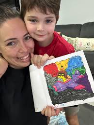 Coloring book pages from the Covid-19 series