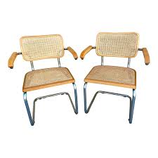Image Of Marcel Breuer B64 Cesca Chairs A Pair Chair Side Chairs Dining Chairs