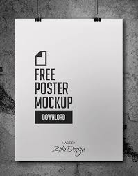 20 Mockups De Poster Gratis Poster Planos De Barco Modelo De Cartaz