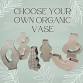 Choose Your Own Organic Vase Clay Hand Building Class