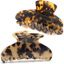 Hair clips clip in hair extension seamless clip in hair extension money clip claw hair clips children's bang hair clips tie clip butterfly hair clips tile leveling system clips wholesale cheap multi colors metal long hair clips for girls long thick hair accessories. Pack Of 2 Large Hair Clips Thick Hair 9 5 Cm Celluloid Hair Grippers Hair Claws For Thin Hair Strong Hold Large Hair Clips For Women 2 Colours Amazon De Beauty