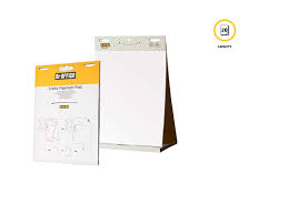 Bi Office Tabletop Self Stick Flipchart Pad 20 Sheets 70 Gr M Paper 58 5 X 50 Cm