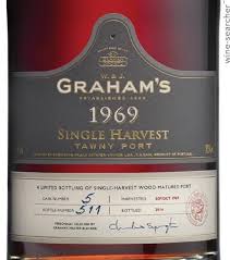Grahams 2016 vintage port портвейн грэмc винтаж 2016г симингтон фемили эстейт 3,0л в п/у. 1969 W J Graham S Single Harvest Tawny Port Prices Stores Tasting Notes And Market Data
