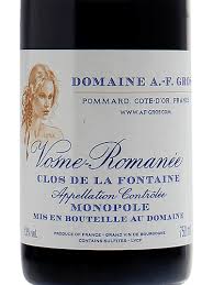 Maybe you would like to learn more about one of these? A F Gros Vosne Romanee Clos De La Fontaine Vivino