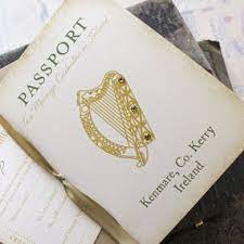 Ireland Passport Wedding Invitation Design Fee Serendipity Passport Wedding Invitations Passport Wedding Wedding Invitations Ireland