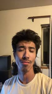 trimmed the facial hair