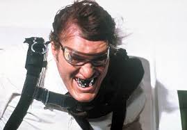 As the space station begins to disintegrate around jaws and dolly, their module also detaches from the station; Jaws James Bond Characters