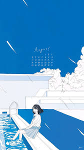 かとうれい rei kato on twitter blue anime anime art girl aesthetic anime