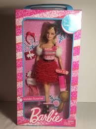 Nib Barbie Doll 2012 Holiday Surprise Target Edition Christmas Red Dress Unbranded Barbie Dolls Barbie Target Christmas
