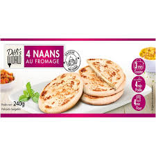 Naans Au Fromage Deli S World La Boite De 4 240g A Prix Carrefour