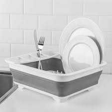 Collapsible drying dish storage rack, dish drainer dinnerware basket for kitchen counter rv campers portable dinnerware organizer. Portable Dish Drying Rack Dish Drainer Dinnerware Organizer Kitchen Rv Campers Storage Buy Online At Best Price In Uae Amazon Ae