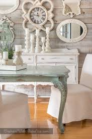 .i like the rustic, country look to the table and chalkboard art. How To Add Color To Your Farmhouse With Ease The Cottage Market Shabby Chic Dining Room Classic Dining Room Chic Dining Room