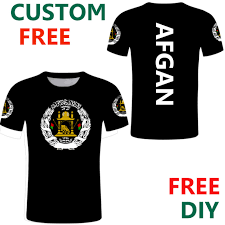 Kami pakar design baju, dan tshirt printing malaysia. Afghanistan Flag T Shirt Free Custom Pashto Text Islam Male Funny Printed T Shirt Afgan Islamic Jersey T Shirts Aliexpress