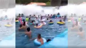 Video Tsunami Dans Une Piscine 44 Blesses En Chine Angers Maville Com