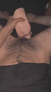 Trans Guy Fucks Toy Pussy with Hard Clit: American Shemale Creampie Porn