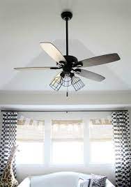 Give Your Ceiling Fan A Makeover With This Diy Living Room Ceiling Fan Ceiling Fan Makeover Ceiling Fan Light Cover