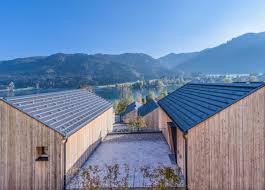 Chaletdorf Regitnig Am Weissensee Dach Ziegelbau Ton Ziegel