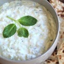 Tzatziki 1 1 2 Cups Greek Yogurt Plain Lowfat 1 Lb English Cucumber Persian Peeled And Seeded 3 Tbsps Extra Virgin Recipes Greek Recipes Food And Drink